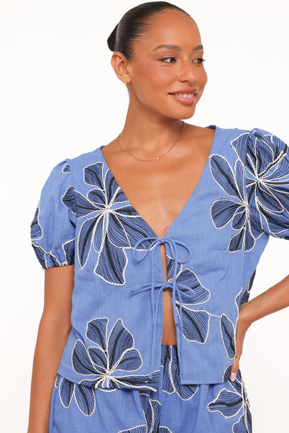 Asta Short Set - Blue Floral