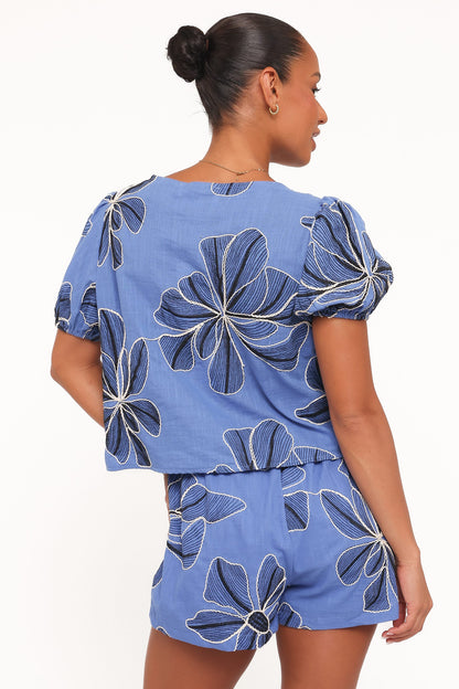 Asta Short Set - Blue Floral