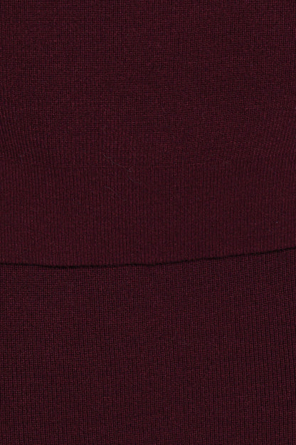 Bridget Maxi Skirt Sweater Set - Maroon