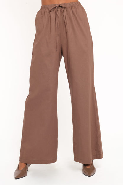 Caitlin Pant Set - Brown