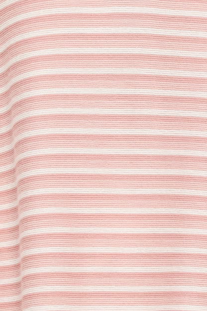 Dealia Knit Short Set - Pink Stripe