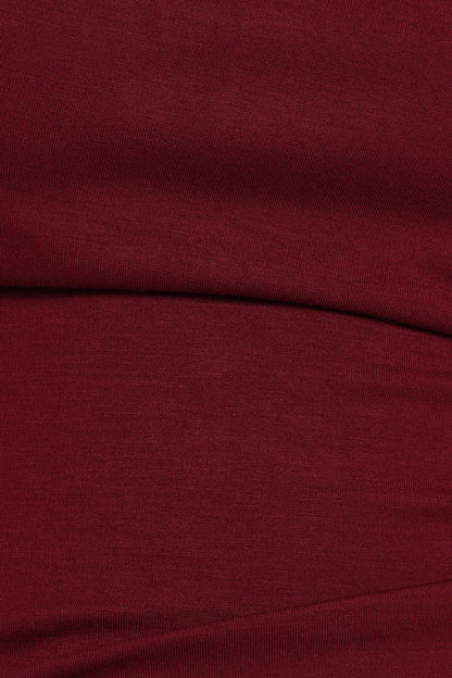 Darina Off Shoulder Top - Bordeaux