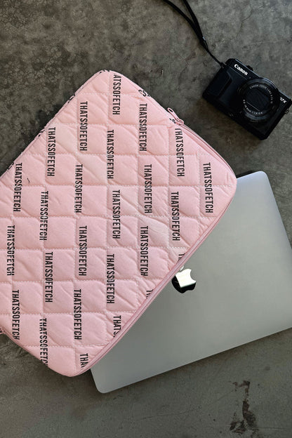 Going Places Laptop Case - Pink