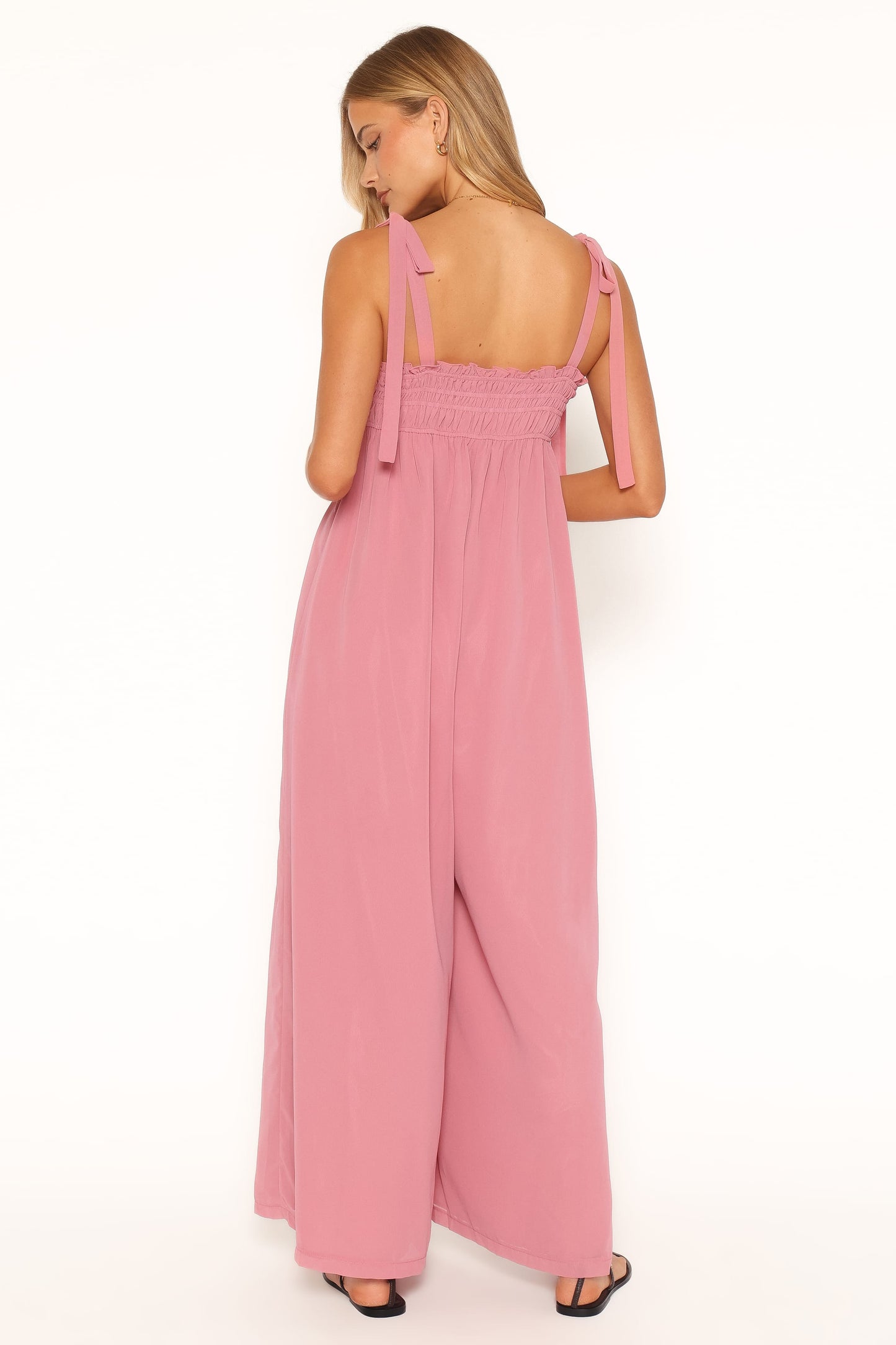 Andie Tie Jumpsuit - Rose Pink