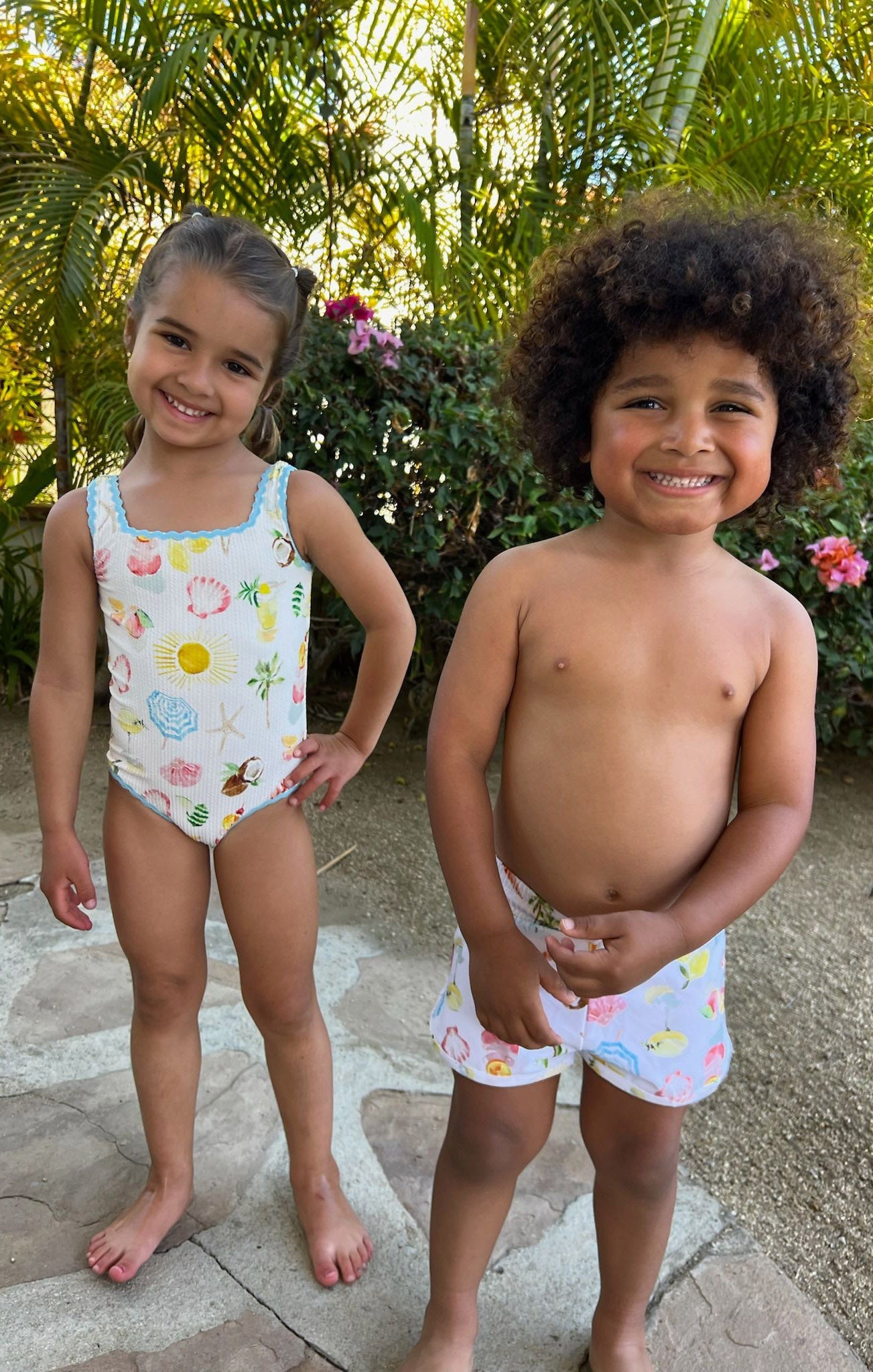 Little Beach Bum Trunks ~ Seaside Treasures