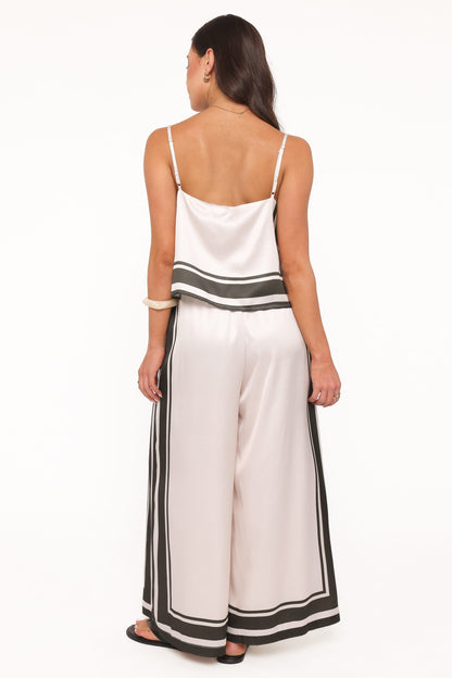 Caelia Pant Set - Beige Olive