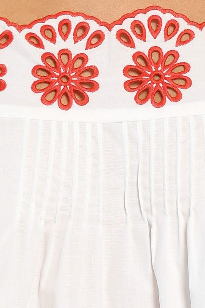 Brydee Tie Top - Red